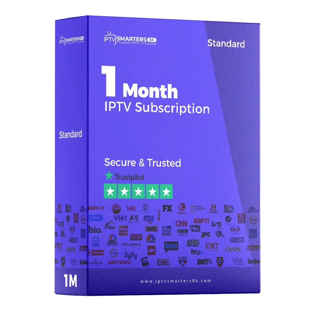 Best IPTV Subscription 1 Month with IPTV Smarters 8K – Buy IPTV 4K & Best IPTV 2025
